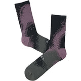 Blurred Out Sock Black Mix