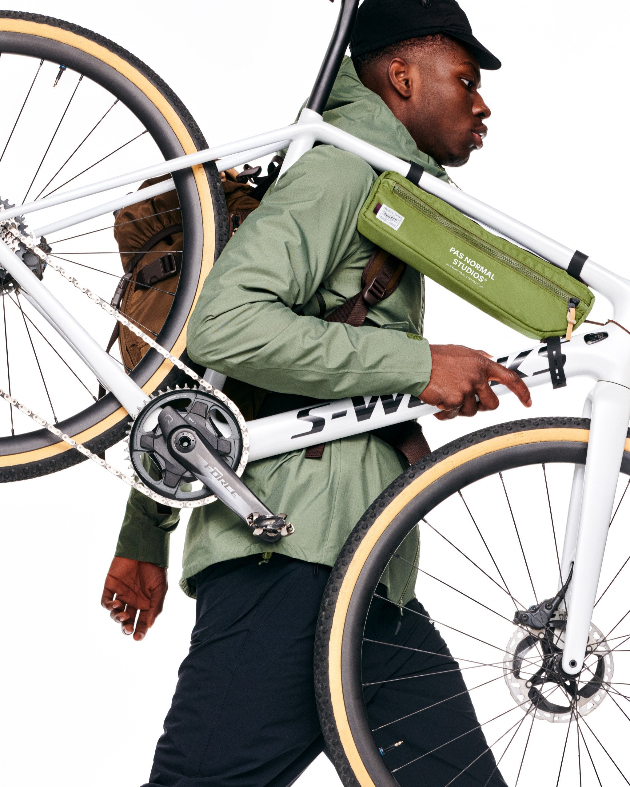 Porter Frame Bag — Light Olive